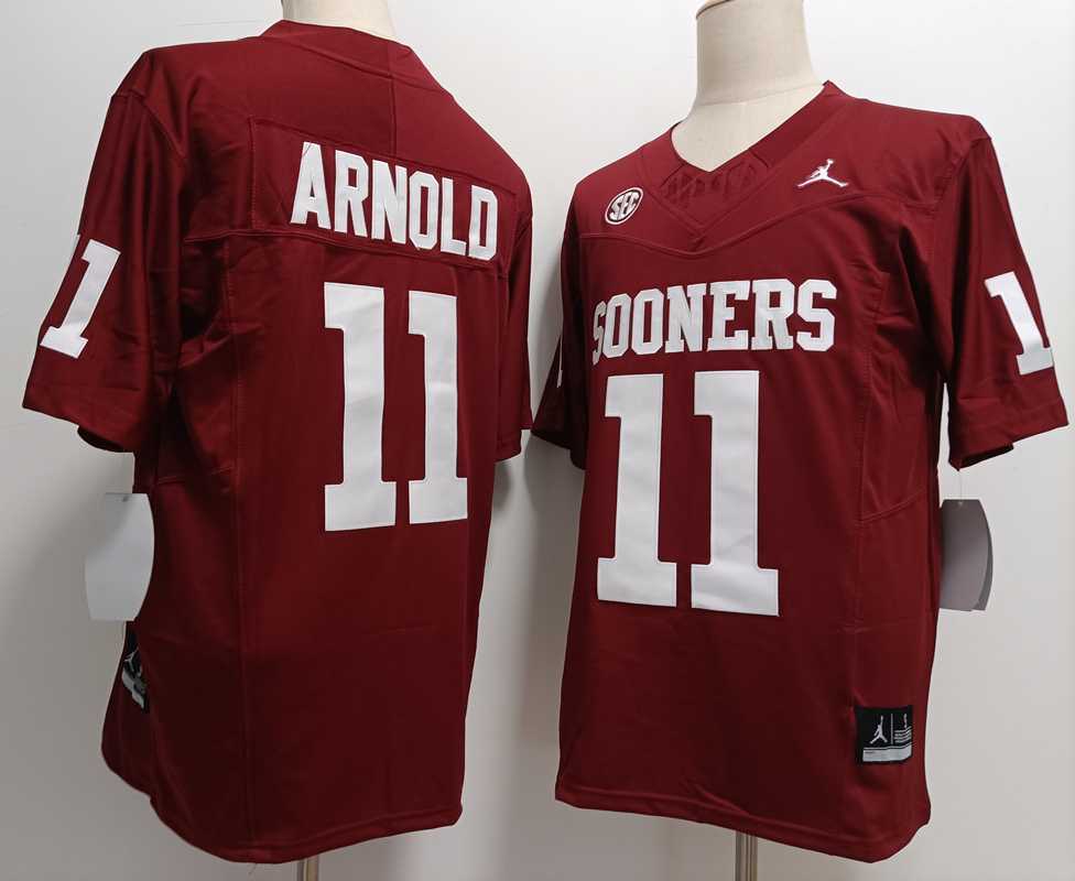 Men's Oklahoma Sooners #11 Jackson Arnold Red FUSE College Stitched Jersey,We sell and wholesale Men's Oklahoma Sooners #11 Jackson Arnold Red FUSE College Stitched Jersey on line form chian!